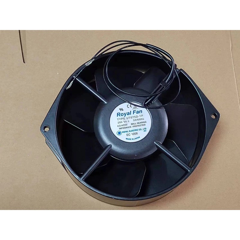 1PCS New Royal UT675D-TP 200V 43/40W 2Pin 172*150*55mm Cooling Fan