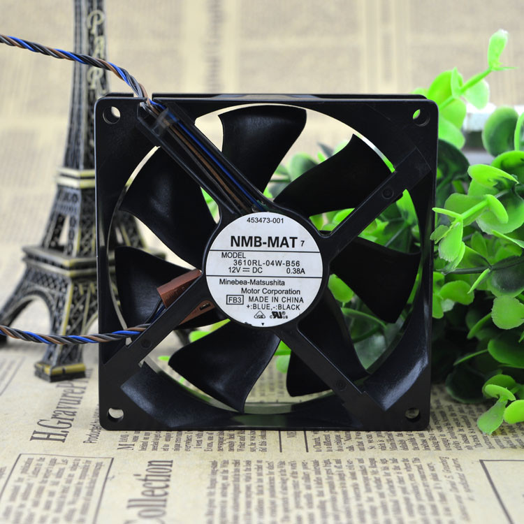 1PC For NMB-MAT 3610RL-04W-B56 9025 12V 0.38A 9CM 4-wire server cooling fan
