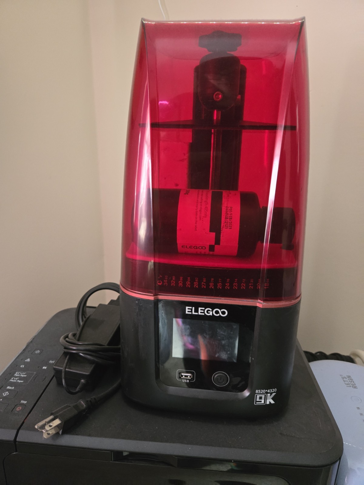 ELEGOO Mars 4 9K 3D Printer 8520*4320 USB Interface