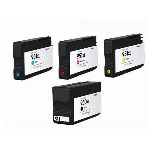 Compatible 4 pks Ink Cartridge for HP 950 XL 951 XL OfficeJet Pro 8625 8600