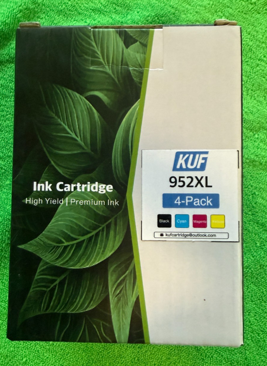KUF 952XL Black Ink Cartridge 2 Pack for HP OfficeJet Pro Printers