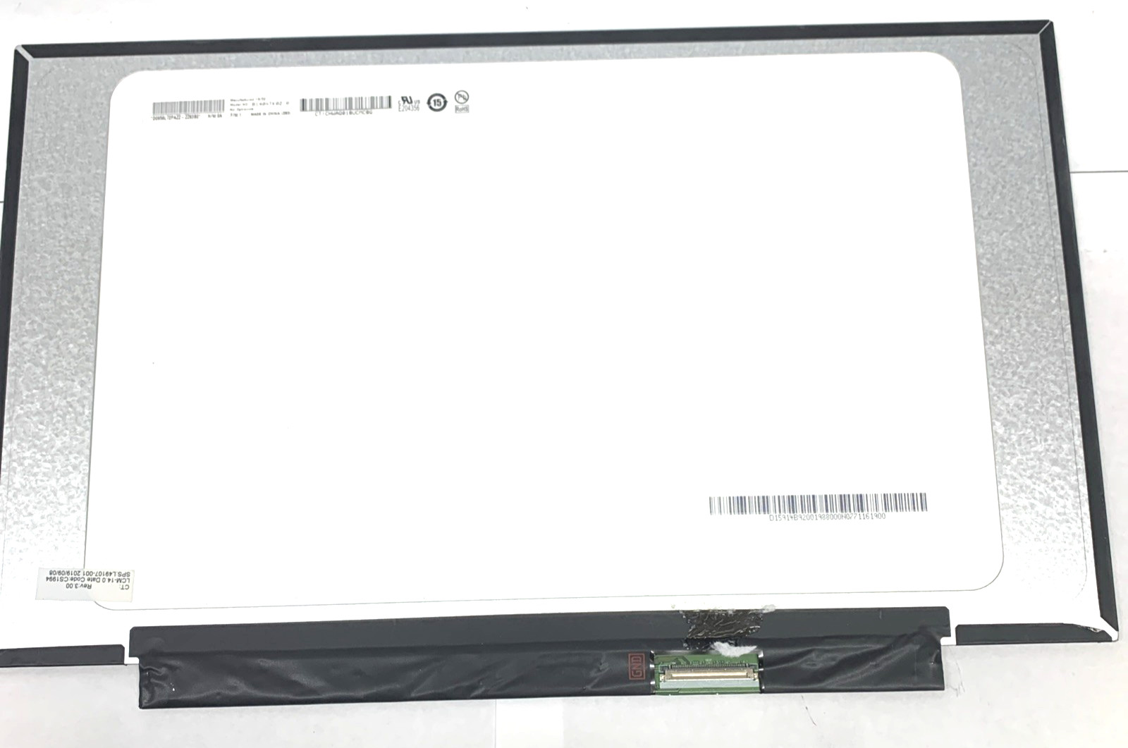 L49107-001 B140XTK02.0 OEM HP LCD DISPLAY 14 HD 14-CF1010DS Touch Screen