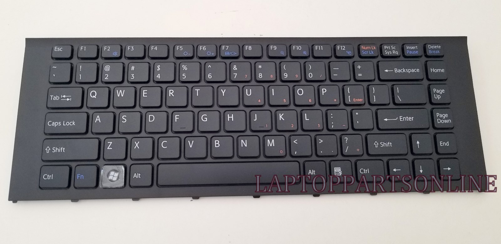 GENUINE NEW SONY VAIO VPCEA VPC EA VPC-EA SERIES BLACK US KEYBOARD WITH FRAME