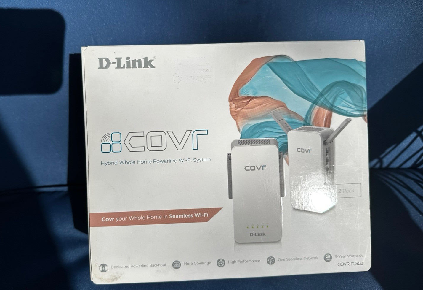 DLink Tri-Band Whole Home Mesh Wi-Fi System 2 Pack COVR-2202 NEW SEALED 