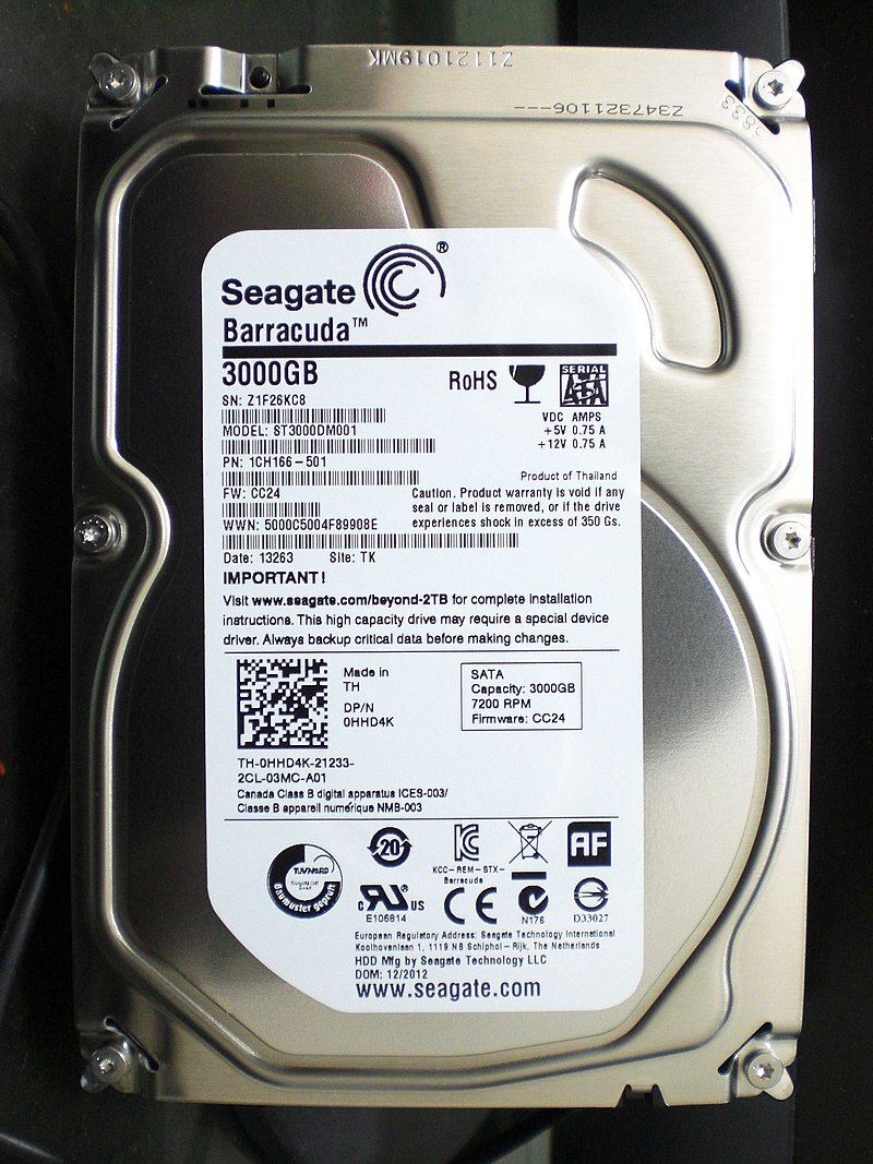 FOR Seagate Barracuda 2.9TB Internal 7200RPM 3.5" (ST3000DM001) HDD