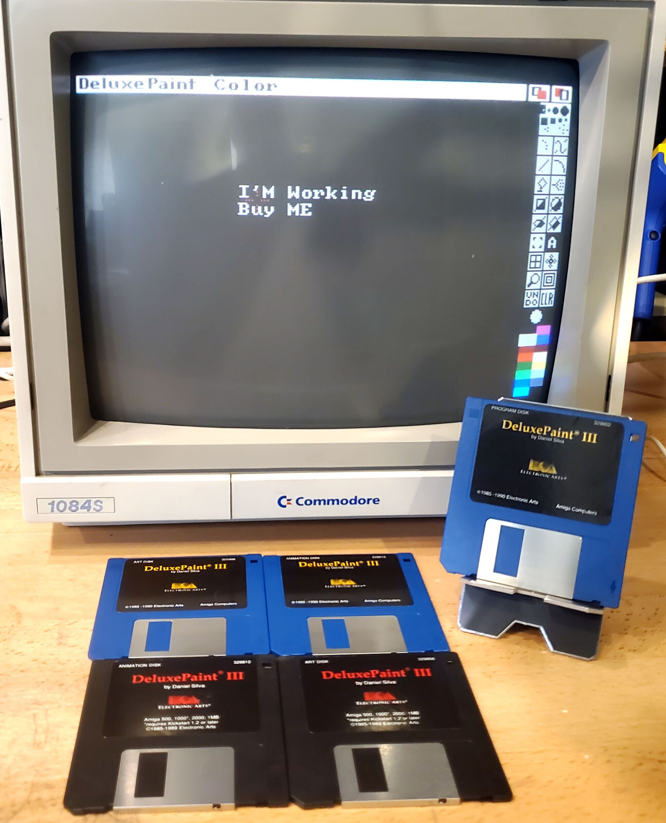 AMIGA EA's Deluxe Paint III Software Disks 1000/2000/3000/4000/1200/500/600