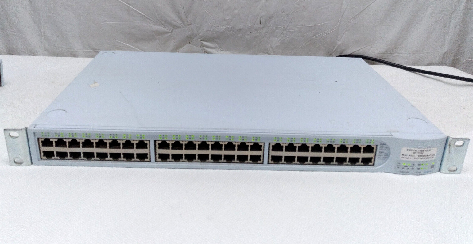 3Com 3C17204-US SuperStack 3, 48-Ports, 10/100Mbps, 4400 Ethernet Switch - USED