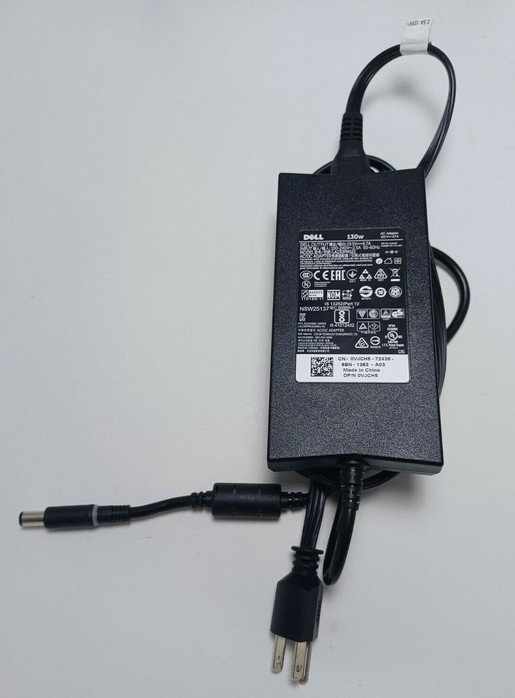 Lot Genuine Dell 130w PA-4E OEM LA130PM121 DA130PE1-00 Laptop AC Adapter Charger