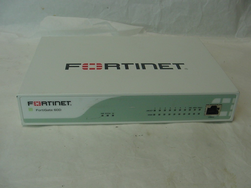 FORTINET FORTIGATE 60D NETWORK SECURITY APPLIANCE FIREWALL FG-60D - NO CORD
