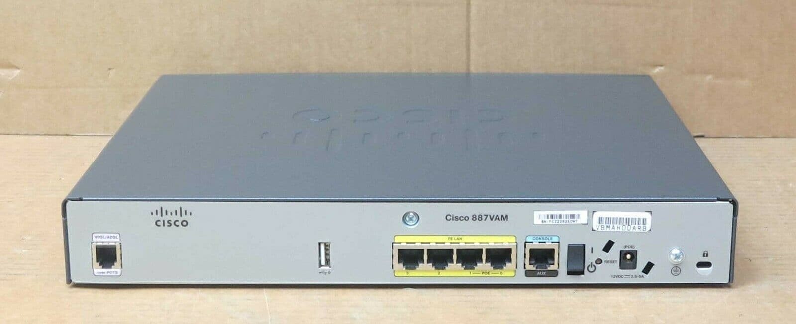 CISCO CISCO887VAM-K9 887VAM VDSL/ADSL Annex M Router C887VAM-K9