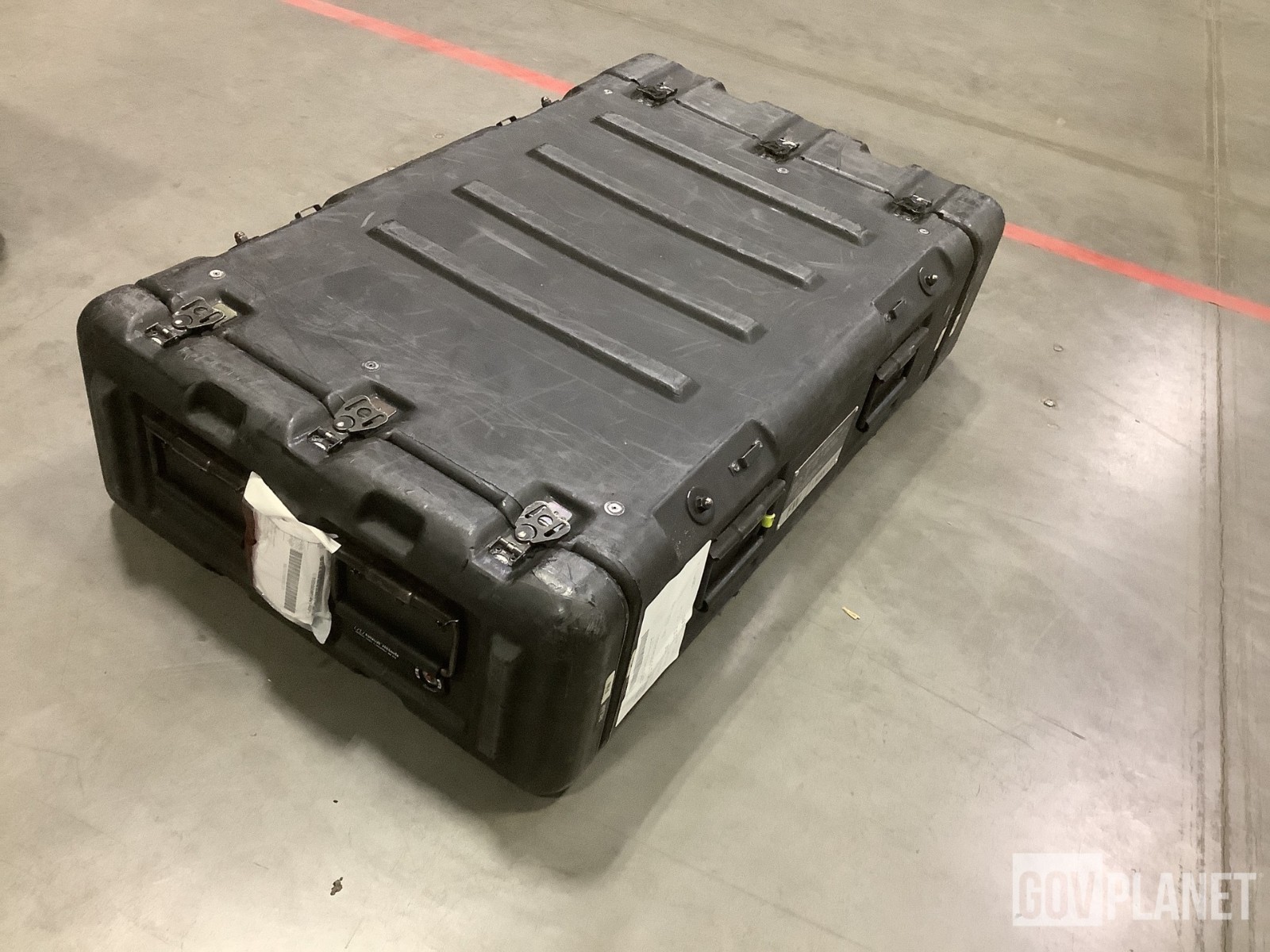 Pelican-Hardigg 3U SUPER MAC military rack case with P066-0448 rack mount