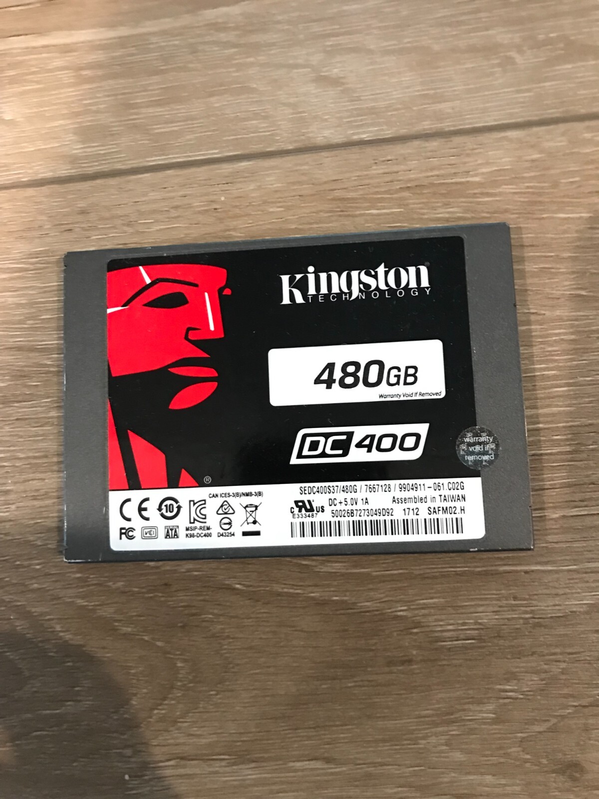 Kingston SSDNow DC400 SEDC400S37/480G 480GB Enterprise Solid State Drive SSD