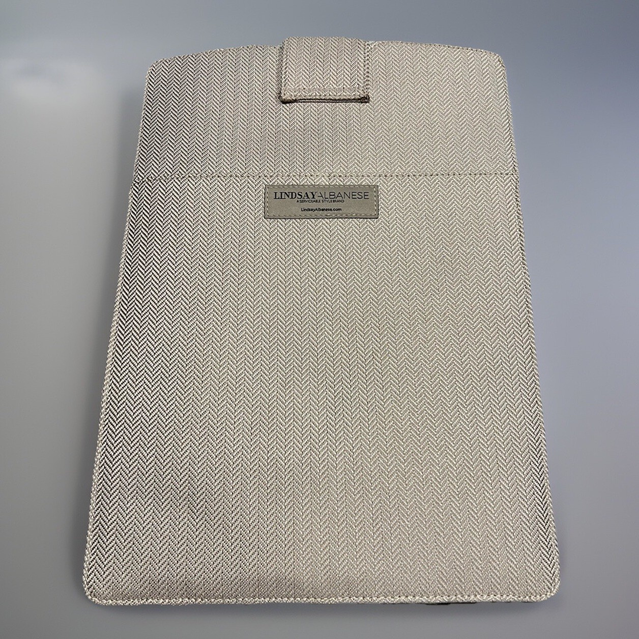 LINDSAY ALBANESE Limited Edition The Daily Laptop Clutch Sleeve Case 15 X 10.5