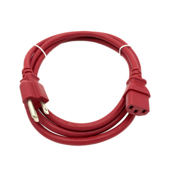 Red Color 6FT New SONY PLAYSTATION 3 PS3 1st Gen. Power Cord AC Cable Line Plug