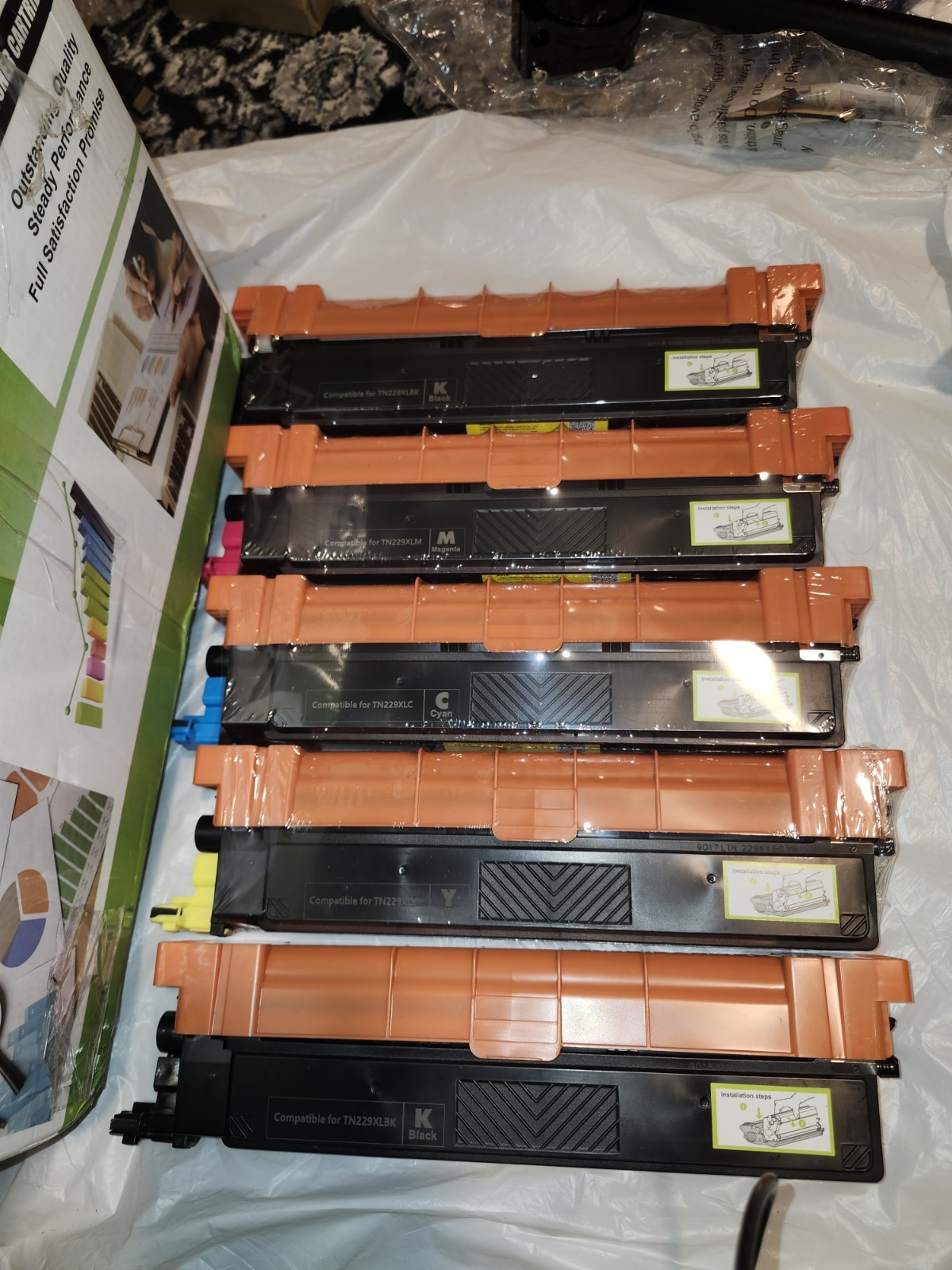 PROFESSIONAL TONER CARTRIDGE  TN-229X-5CL-V6  5PK