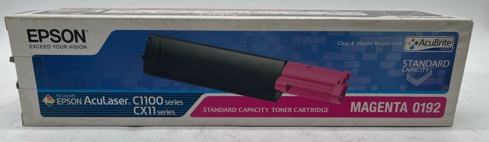 Genuine Epson S050192 Magenta Toner Cartridge for Acculaser, OEM