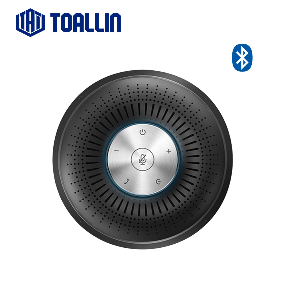 TOALLIN Conference Speaker 360° Voice Pick-up w/ 4 Microphones Array for Meeting