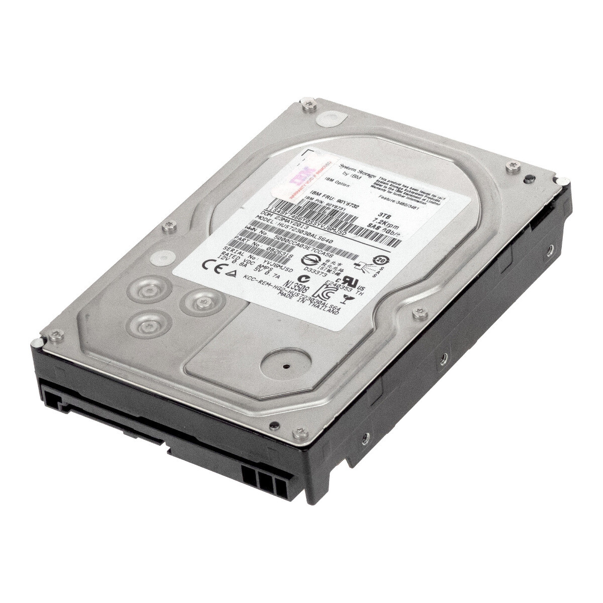 HARD DRIVE IBM 90Y8732 90Y8731 HUS723030ALS640 3TB 7.2K 64MB SAS-2 3.5'