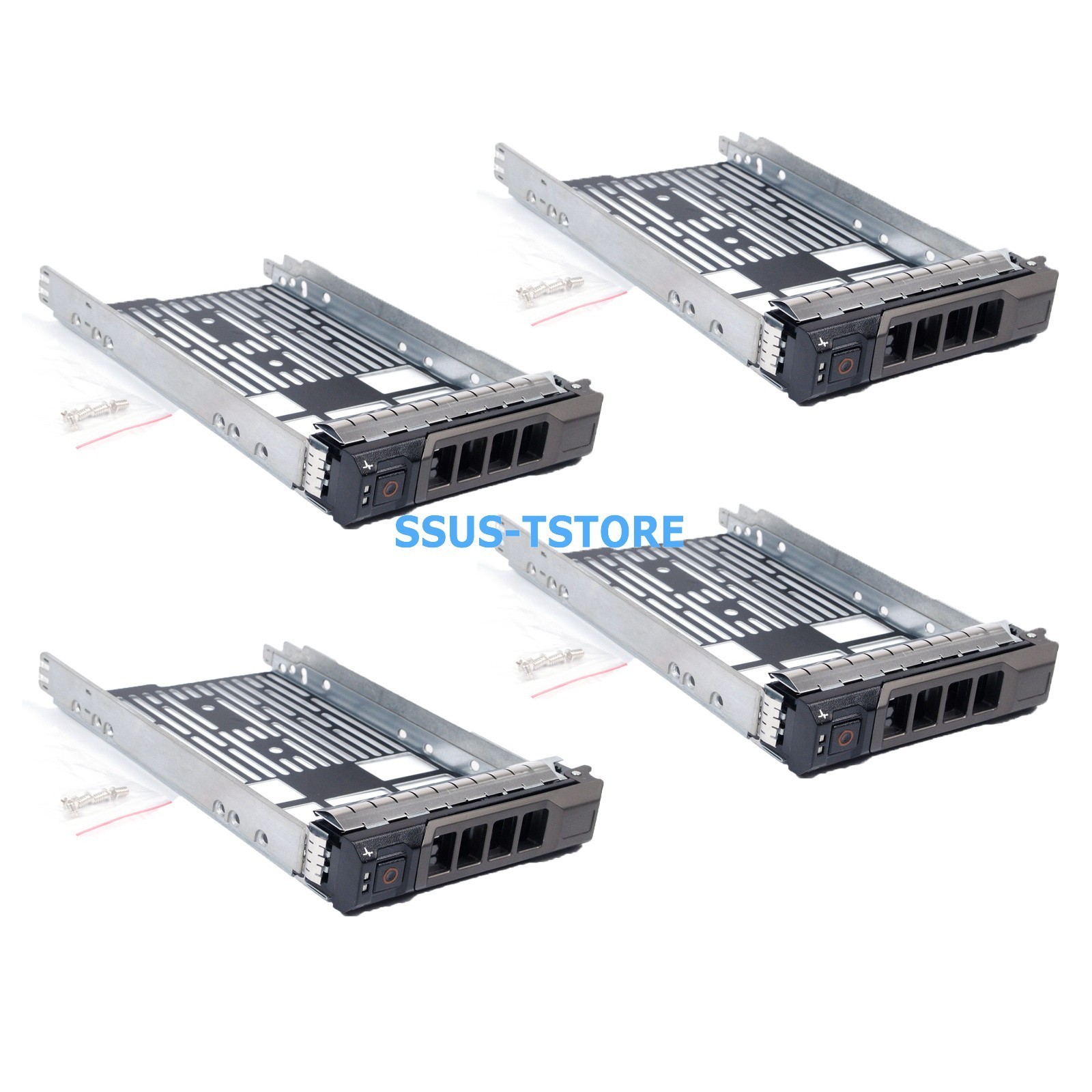 4X F238F 0X968D 3.5" SAS SATA Tray Caddy For Dell R720 R710 R520 R510 R420 R730