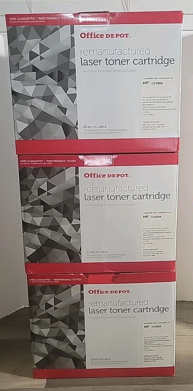 Office Depot 90A Remanufacture Toner For HP CE390A