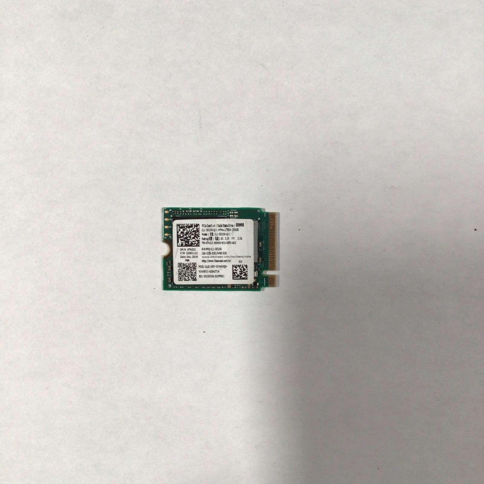 LiteOn CL1-3D256-Q11 256 GB PCIe Gen3