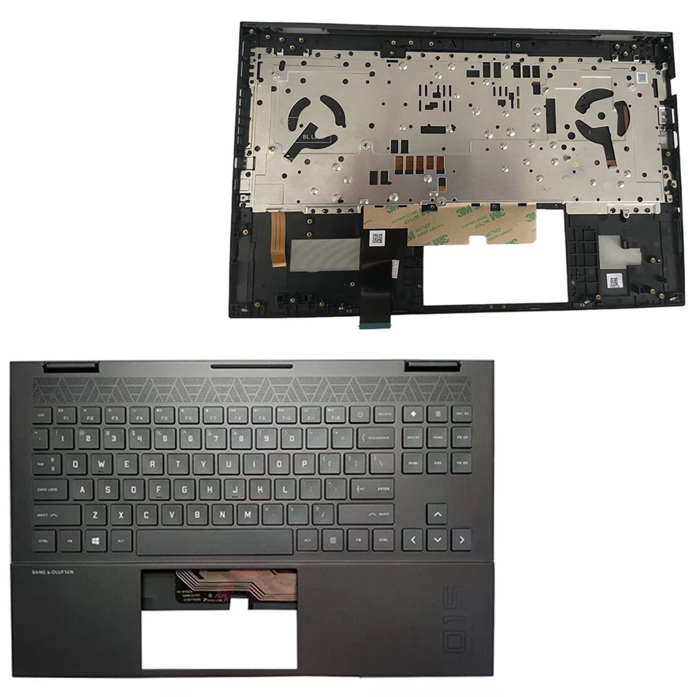 Palmrest w/RGB Backlit Keyboard For HP OMEN Laptop 15-EK 15-EN M00667-001 USA