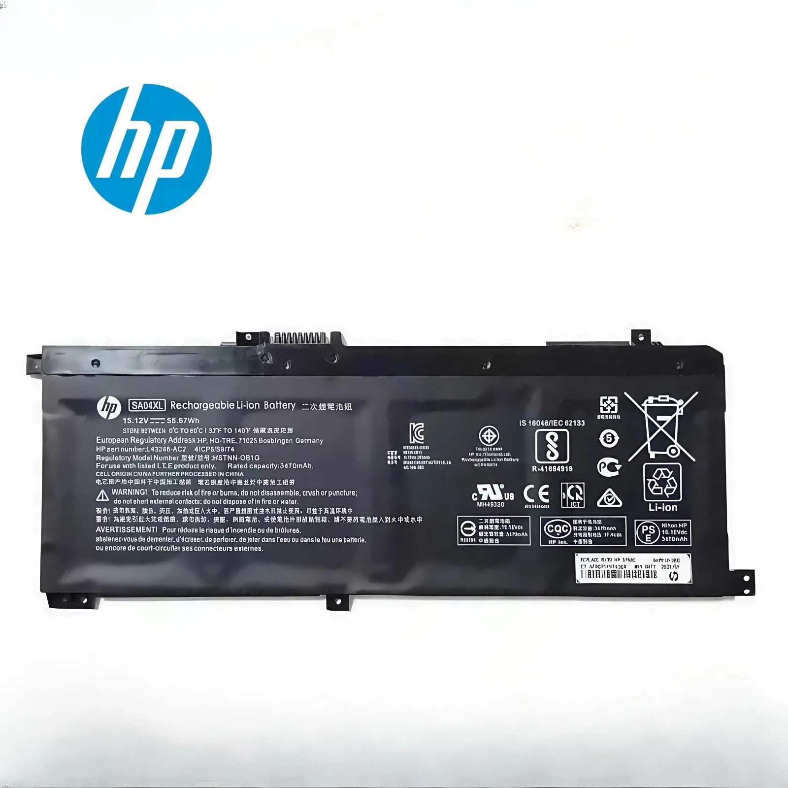 Genuine SA04XL Battery for HP ENVY X360 15-DR SA04055XL HSTNN-UB7U HSTNN-LB8O
