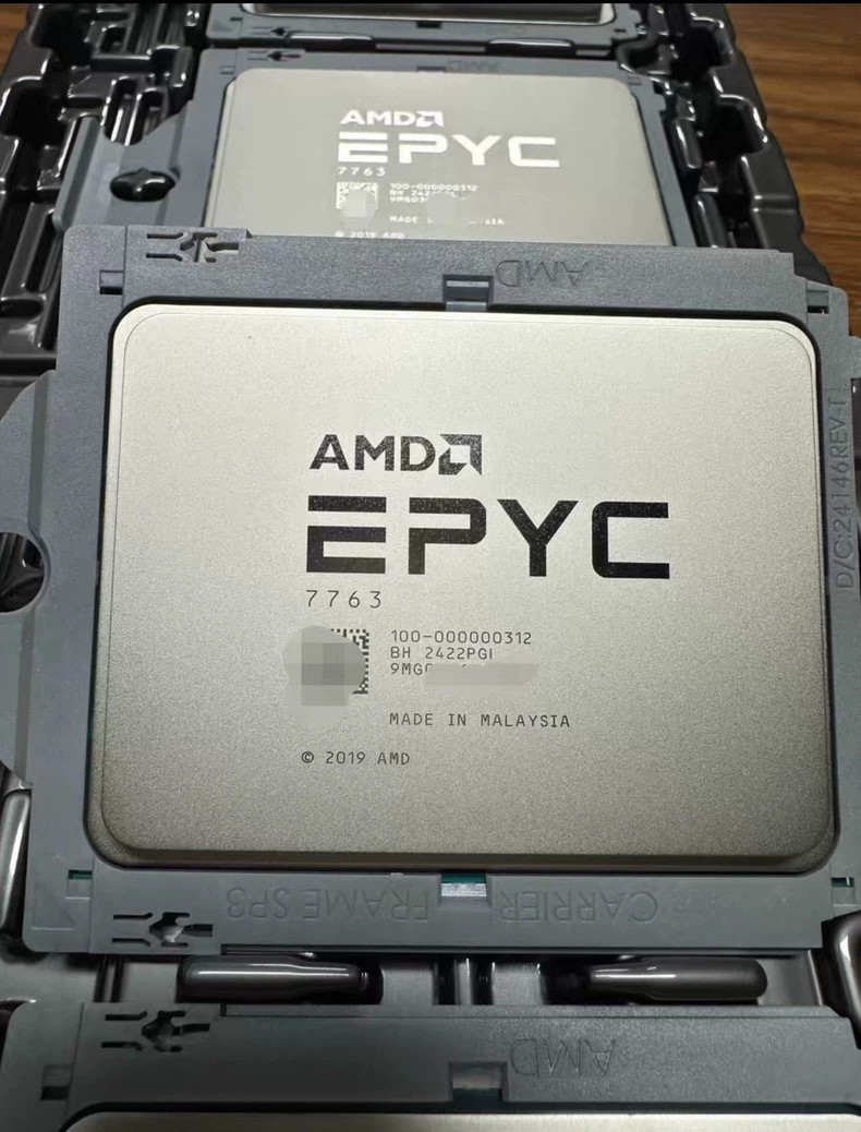 AMD 100-000000312 EPYC 7763 QS 64C 128T 2.45/3.5GHz 280W SP3 Milan Server CPU