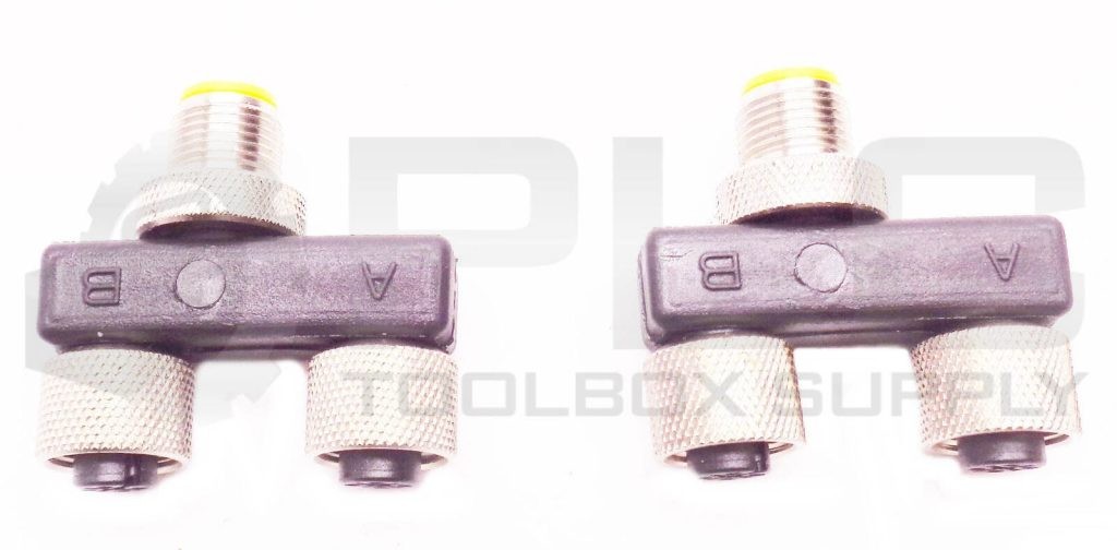 LOT OF 2 NEW LUMBERG ASBS S2326 2 WAY SPLITTER T CONNECTOR