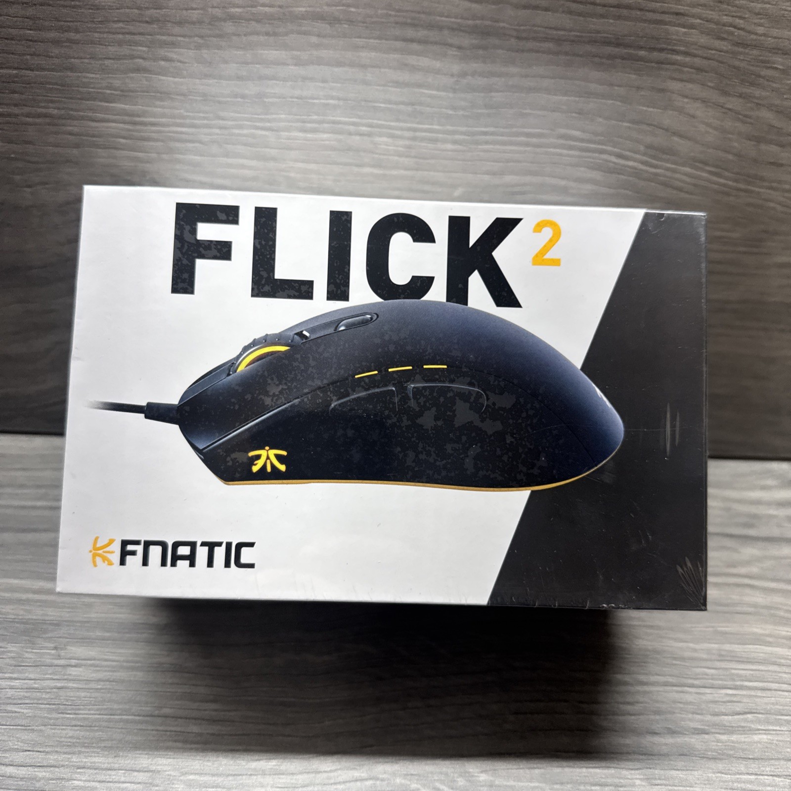 Fnatic Flick 2 Pro Gaming Esports Mouse 6 Buttons, Mechanical Mouse Right Hand