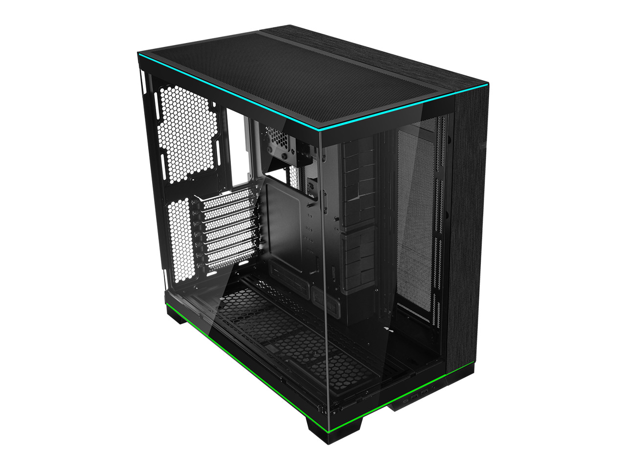 LIAN LI O11 Dynamic EVO RGB  Black Aluminum / Steel / Tempered Glass ATX Mid Tow