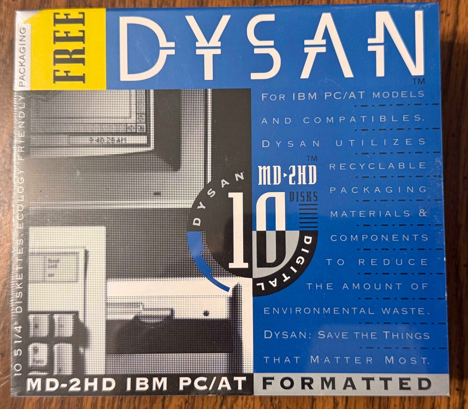 Dysan Corporation Floppies 10-Pack 5.25” Floppy Discs Sealed Incl Eco-Case
