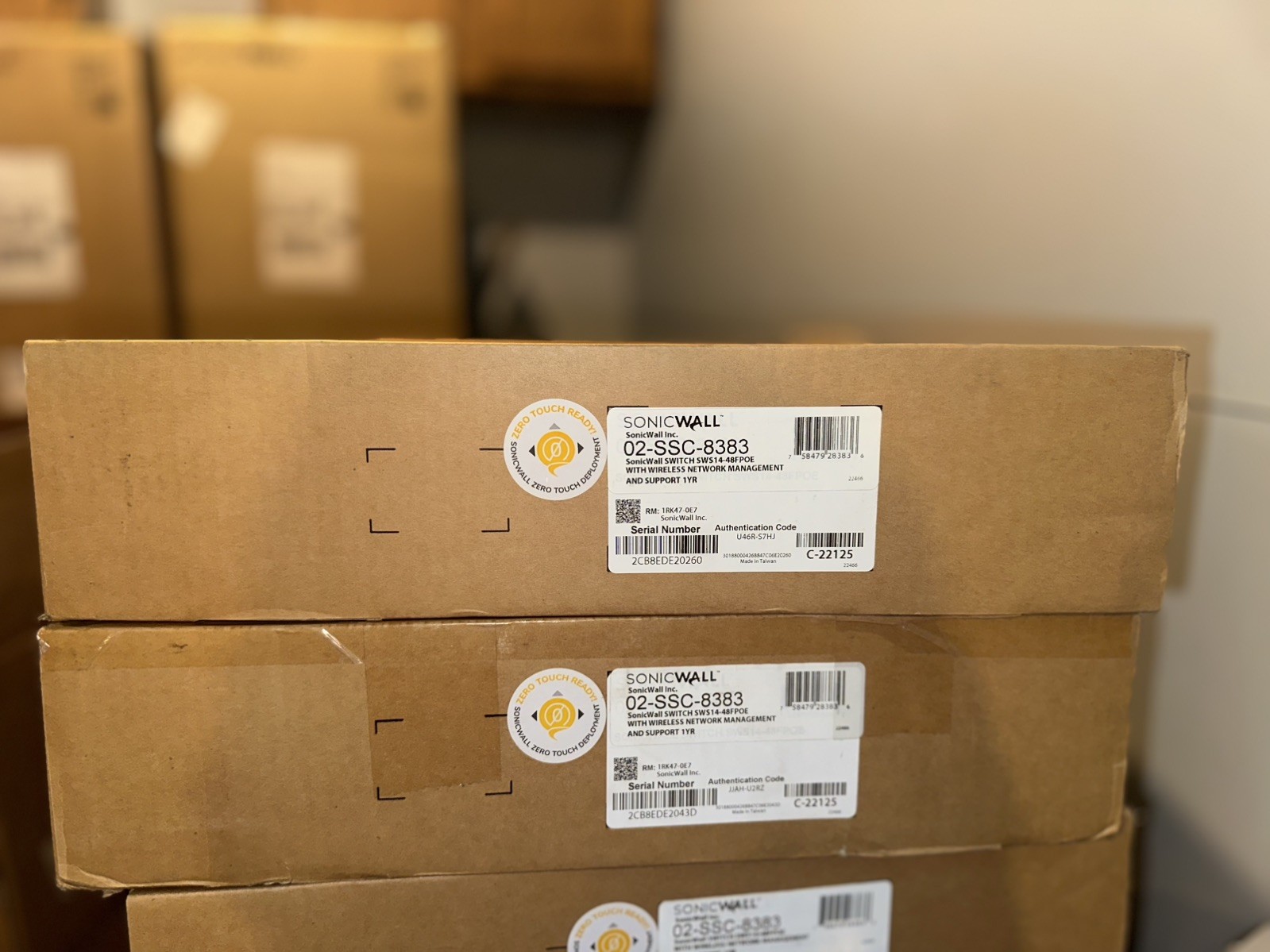 SonicWall (02-SSC-8383) SWS14-48FPoE 48-Port Managed Network Switch NEW Sealed