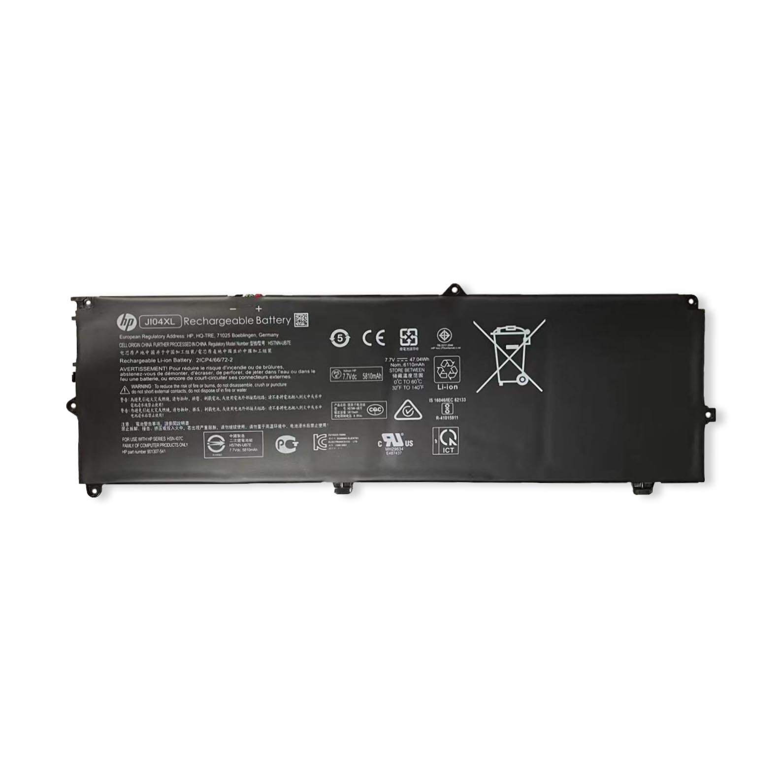 Genuine JI04XL Battery For hp EliteBook X2 1012 G2 Series HSTNN-UB7E 901247-855