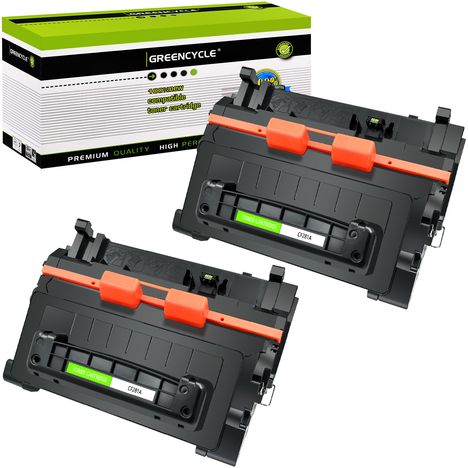 2 Pack CF281A Black Toner cartridge For HP 81A LaserJet Enterprise M605n M606x