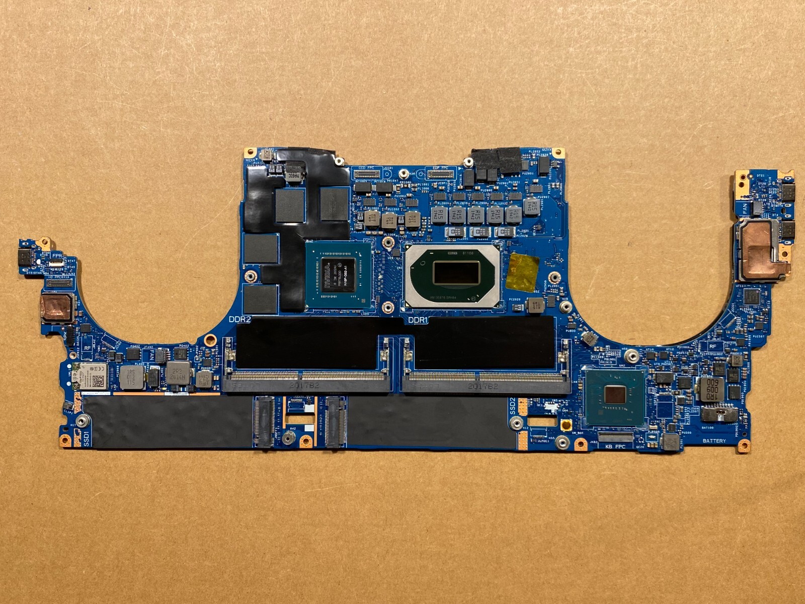 NEW Dell XPS 15 9500 Motherboard Intel i5-10300H GTX 1650Ti PC4XF 2DJJP LA-J191P