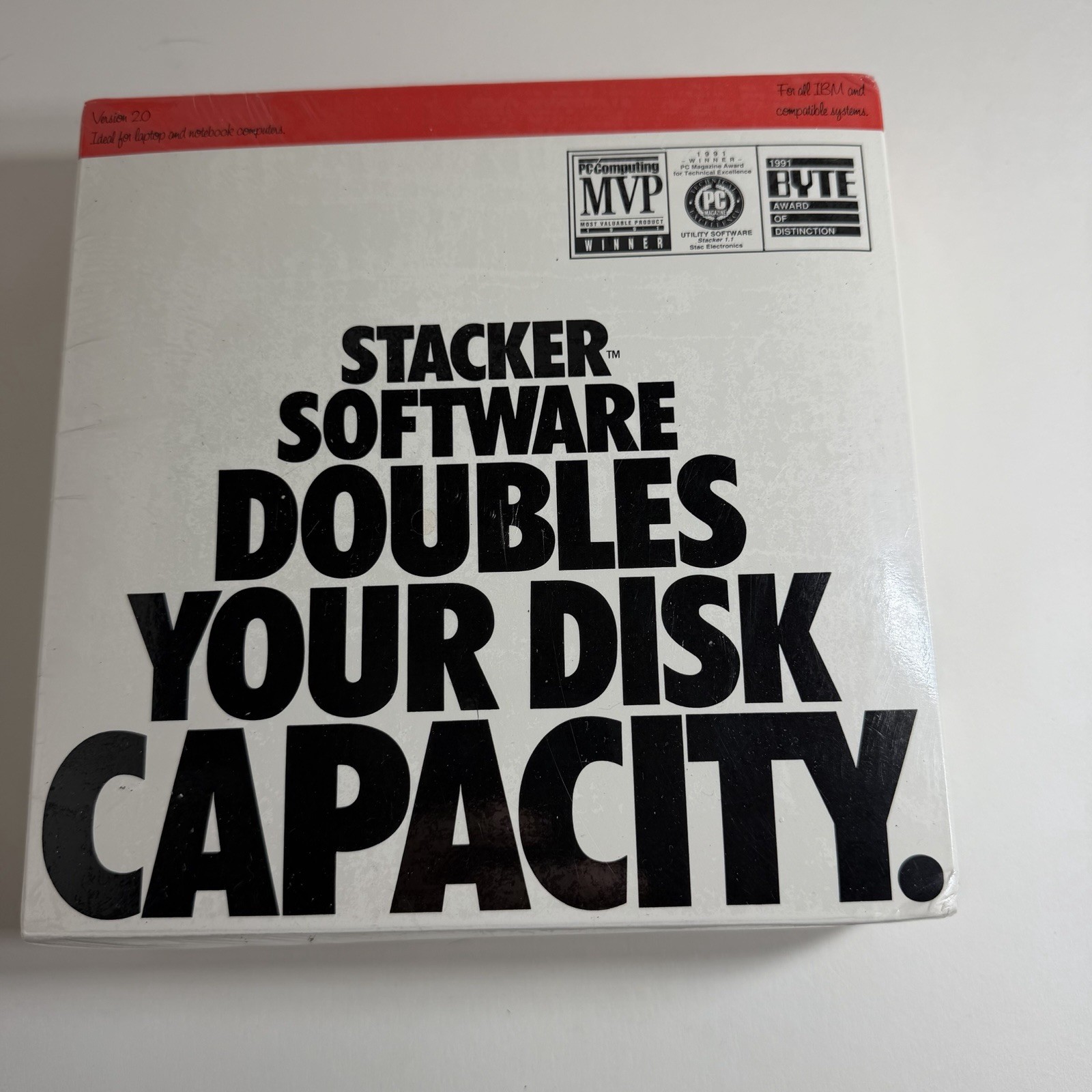 NEW SEALED STACKER SOFTWARE 1991 Doubles Your Disk Capacity