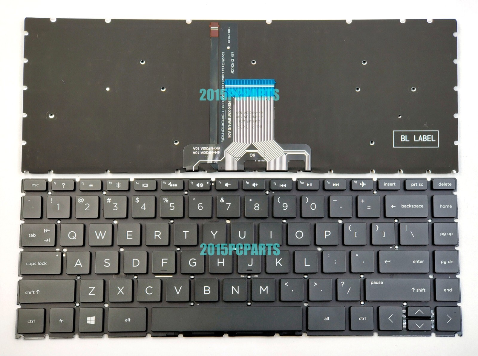 HP Notebook 14-CM0010NR 14-CM0012NR 14-CM0020NR 14-CM0030AU Keyboard Backlit US