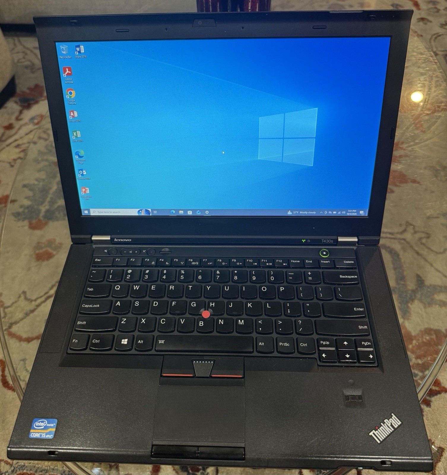 Lenovo Thinkpad T430s 14" Core i5-3320M 2.6GHz 8GB RAM 500GBHDD W/MS Office 2016