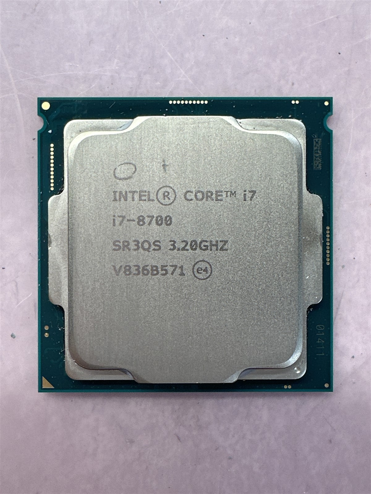 INTEL CORE i7-8700 3.2GHz SIX-CORE LGA1151 SR3QS PROCESSOR