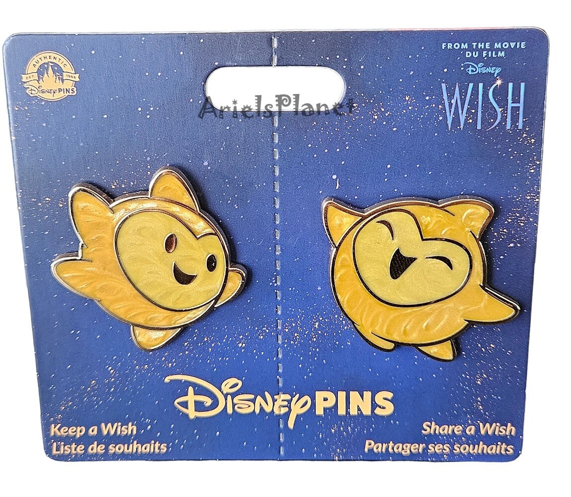 Disney Parks Wish Star Share a Wish 2 Pin Set