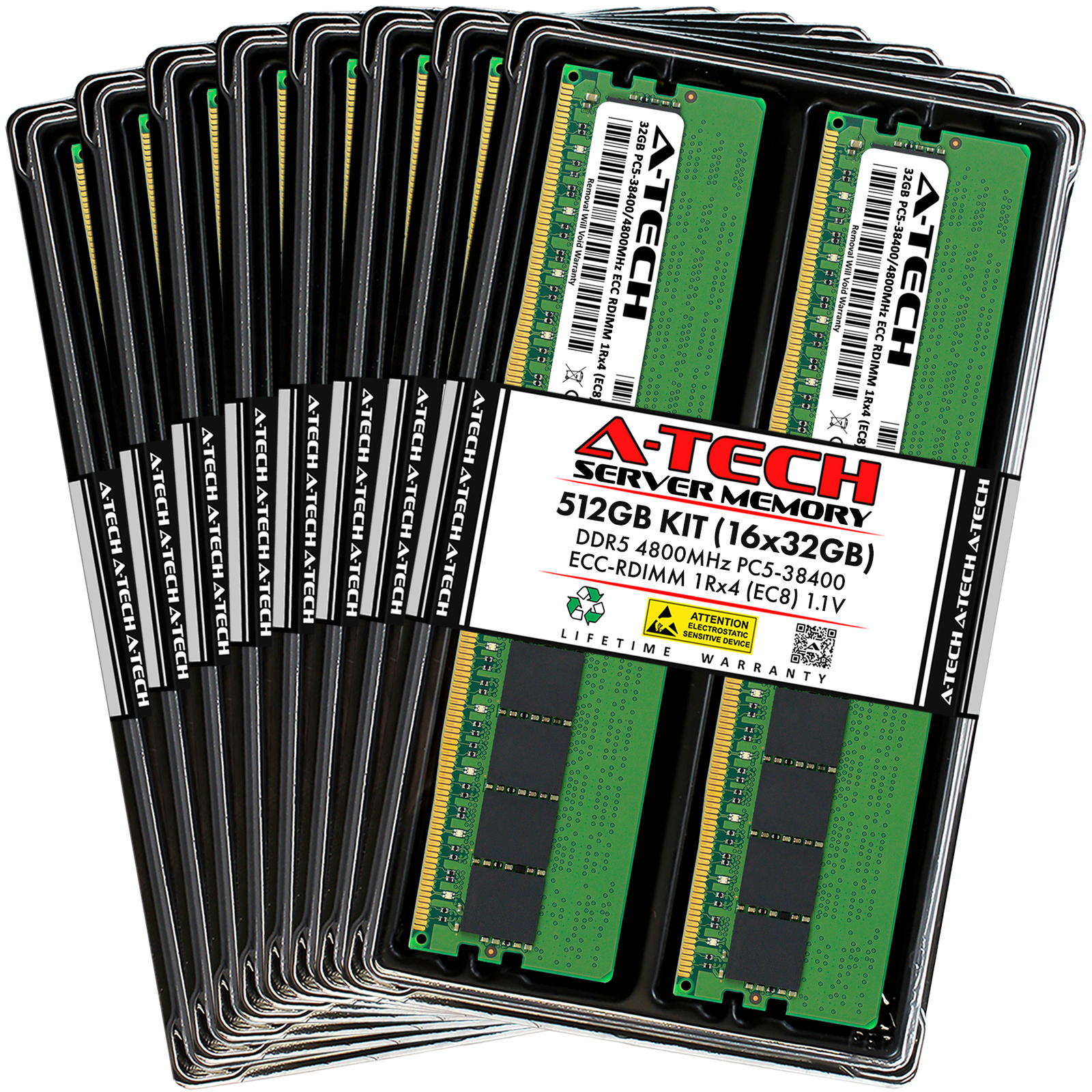 512GB 16x32GB PC5-4800 EC8 RDIMM Supermicro X13DAI-T X13DSF-A X14SBHM Memory RAM