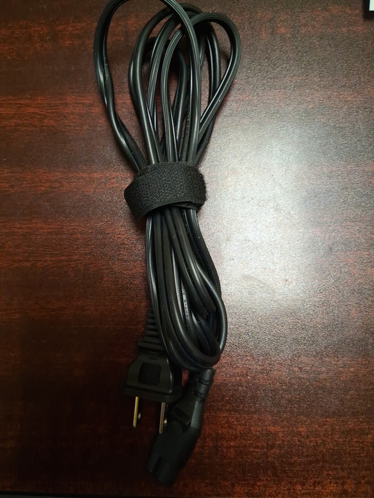 Jet Linetek 125V-7A 2-Prong AC Power Cord E70782 LS-7J (6ft) - Black