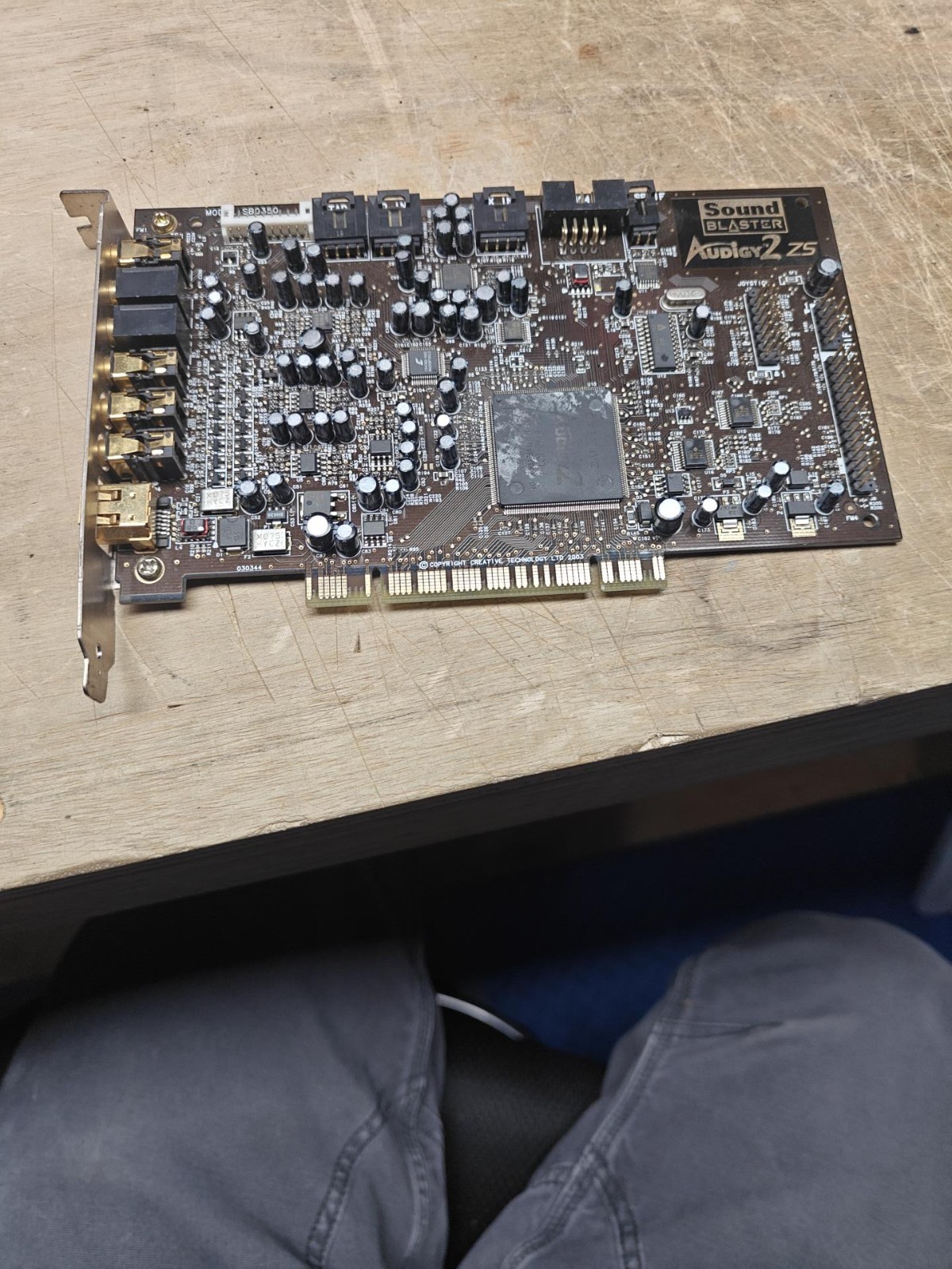 Creative Sound Blaster Audigy 2 ZS SB0350 PCI 7.1 Sound Card FireWire Untested