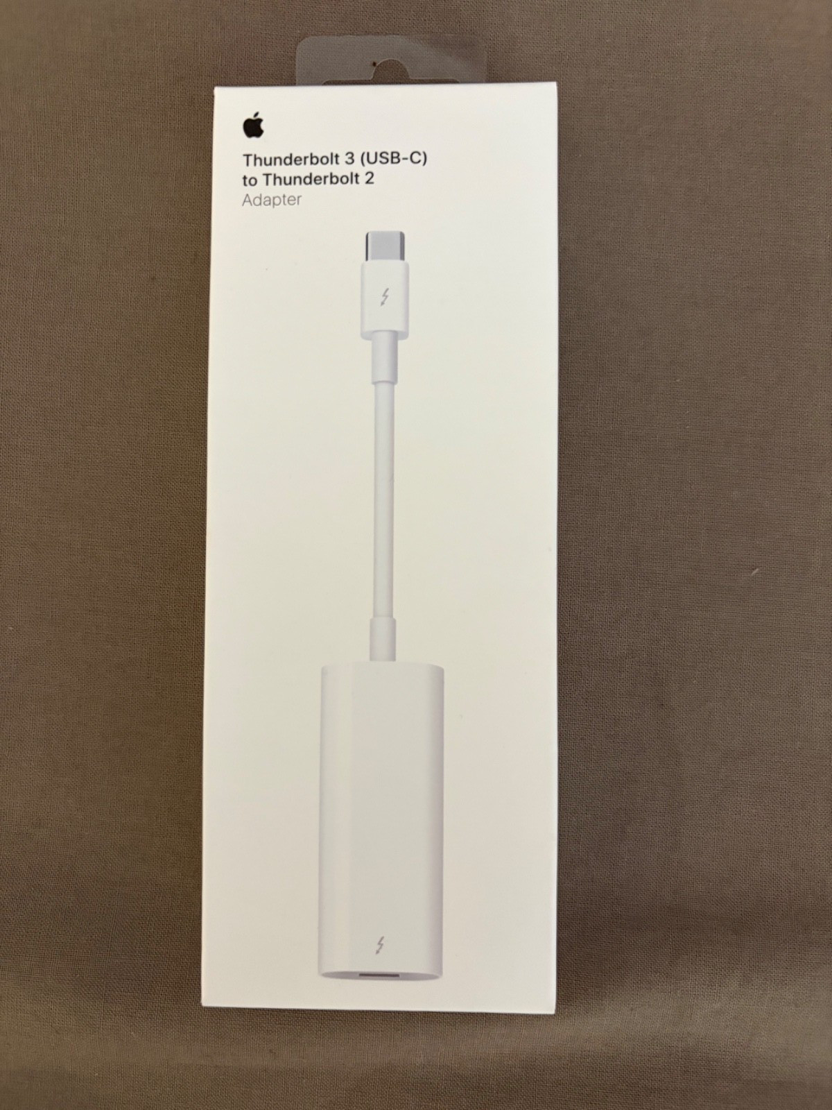 Genuine Apple Thunderbolt 3 (USB-C) to Thunderbolt 2 Adapter MMEL2AM/A - A1790