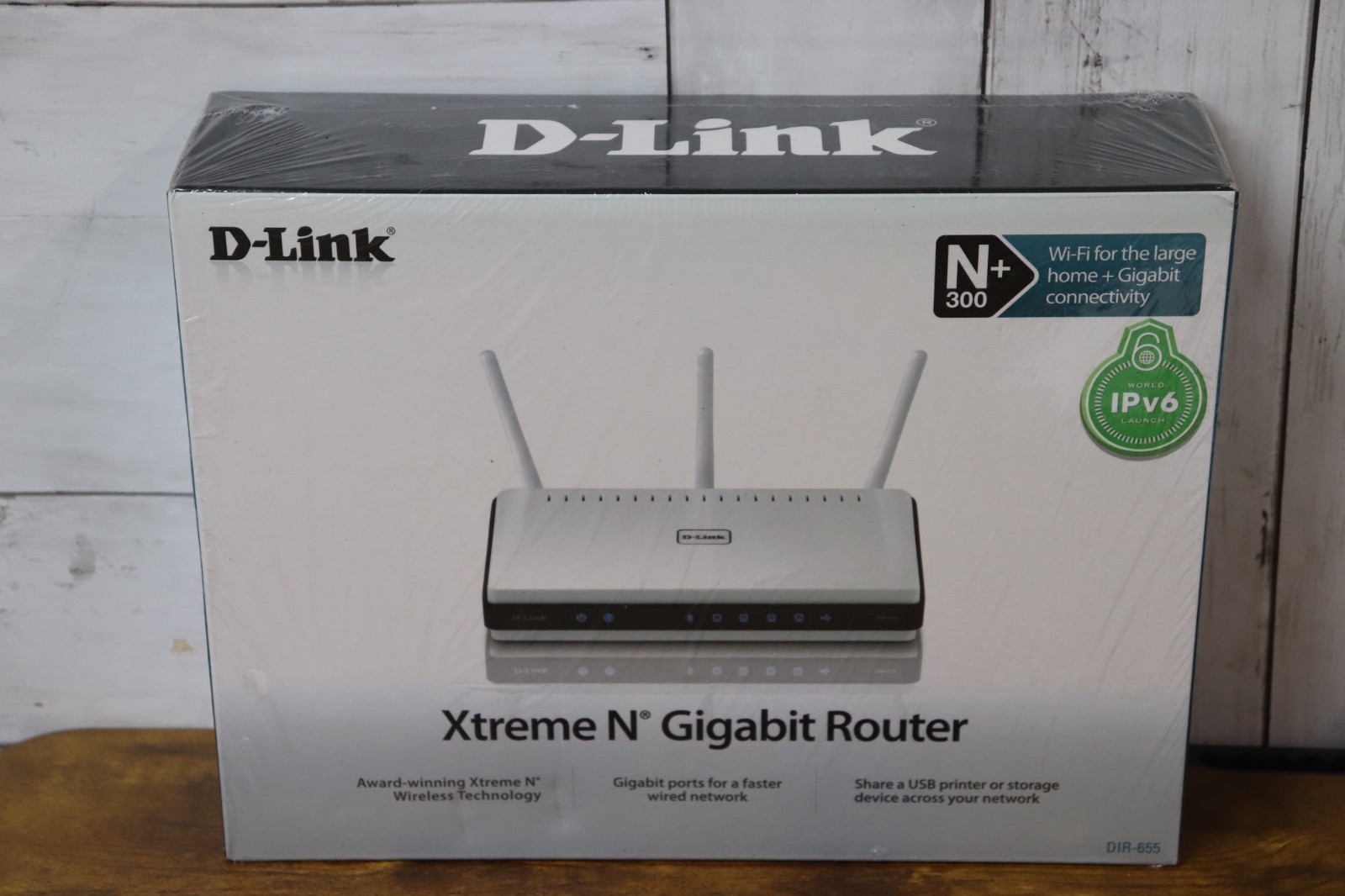 D-link DIR-655 Xtreme N 4-Port Gigabit Switch Wireless-N Router NAS Print Server