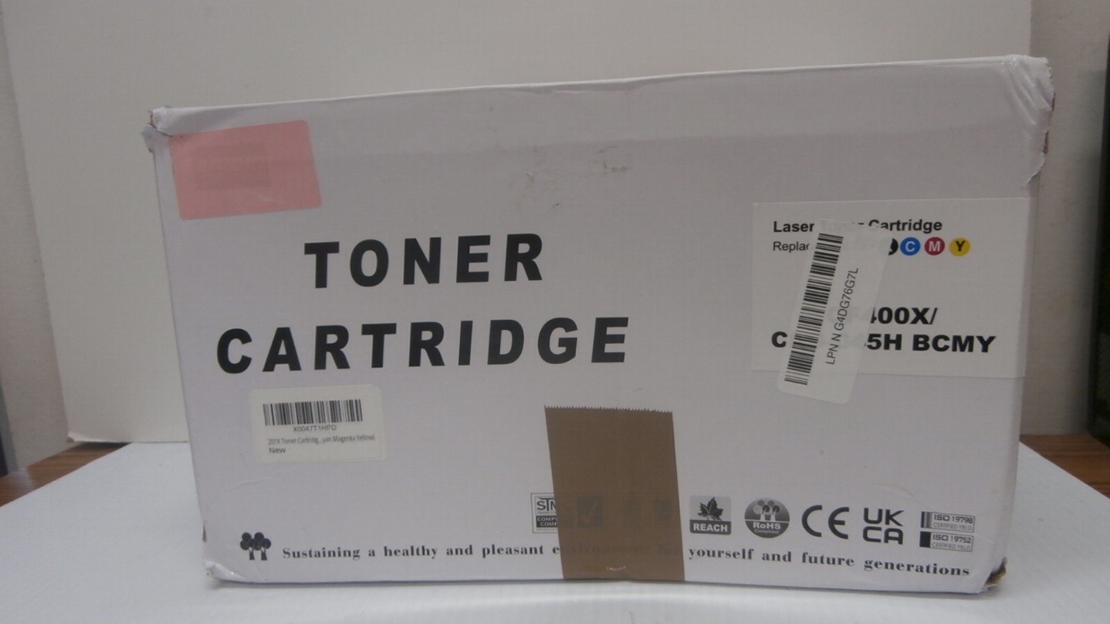 CF400X / CRG-045H BCMY Laser High Yield Toner Cartridge Compatible Printing