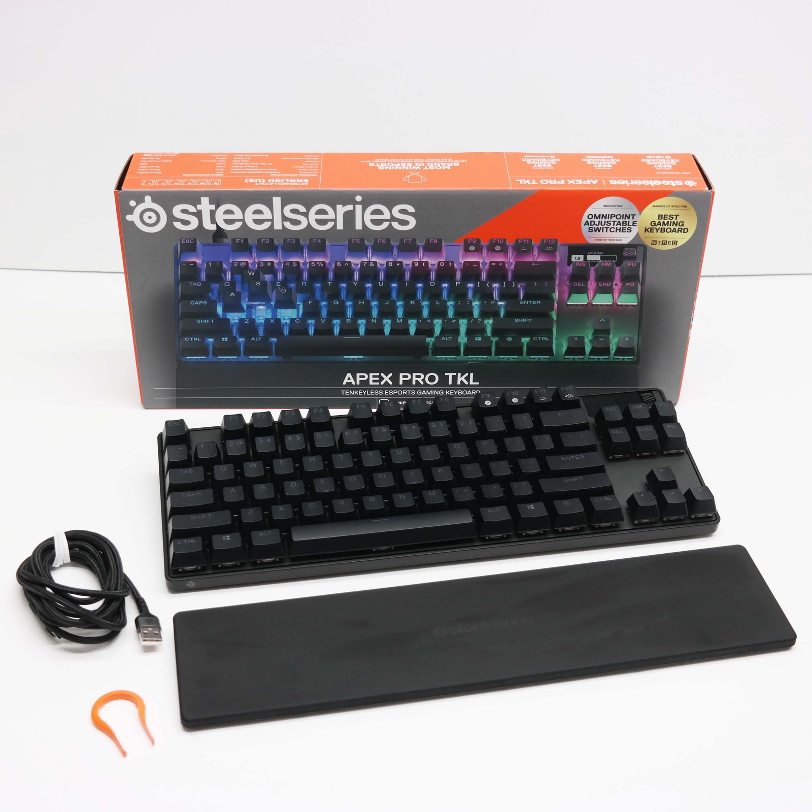 SteelSeries Apex Pro TKL V2 Wired HyperMagnetic Gaming Keyboard - Black