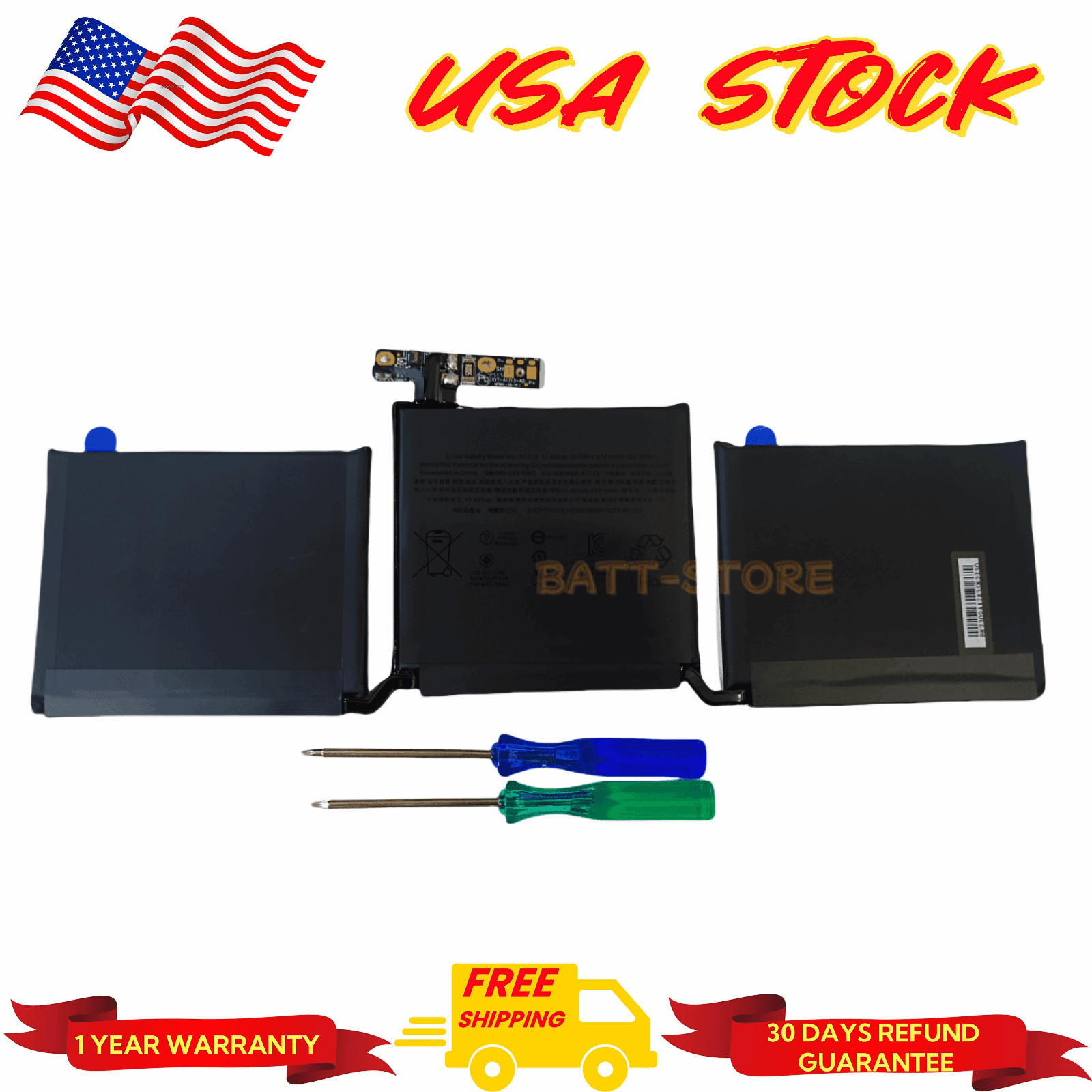A1713 ORIGINAL NEW Battery for  MacBook Pro 13'' A1708 Late 2016 Mid 2017