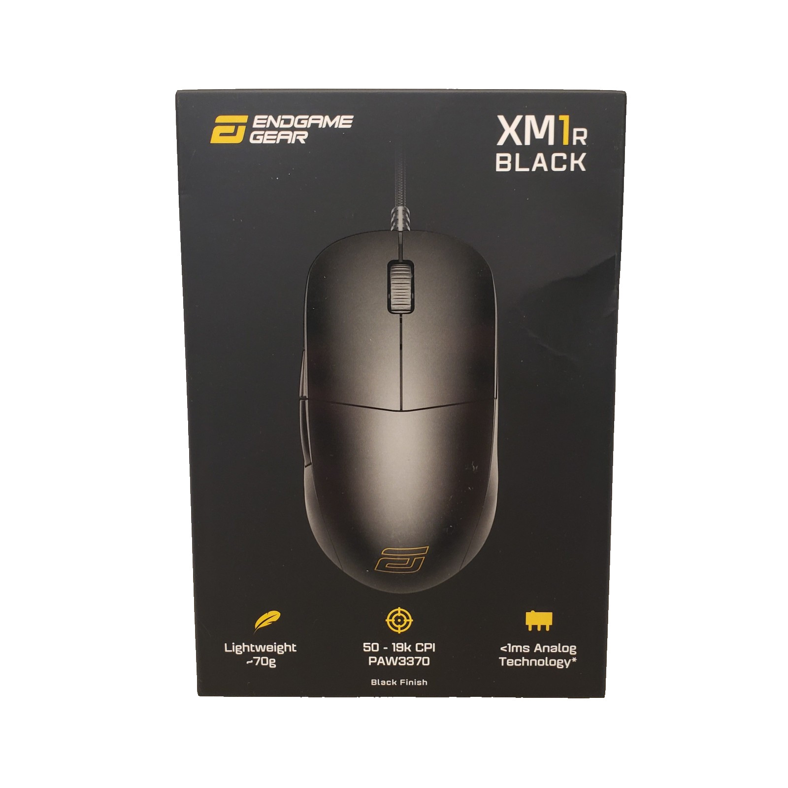 ENDGAME GEAR XM1r Gaming Mouse PAW3370 Sensor 50 - 19K CPI 5-Button GM8.0 Switch
